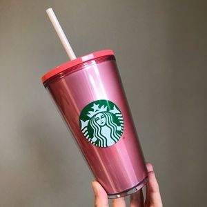 Starbucks Pink Lenticular Holographic Cold Cup Tumbler 2019 Winter Holidays